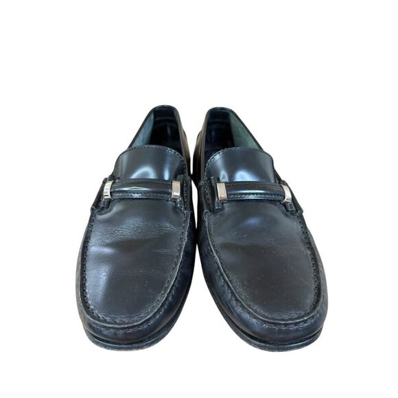 Tod’s Black Leather Bit Loafers Size 6.5 | Classic Italian Slip-On Shoes - Picture 3 of 13